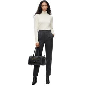 Louis Vuitton Monogram Empreinte Satchel Navy Leather Gold Hardware – Large